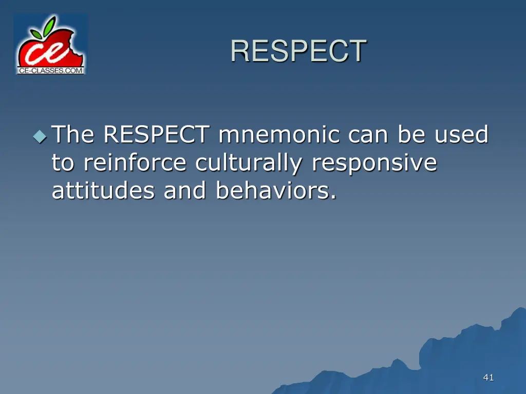 respect
