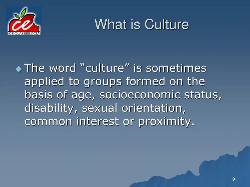 what is culture 3
