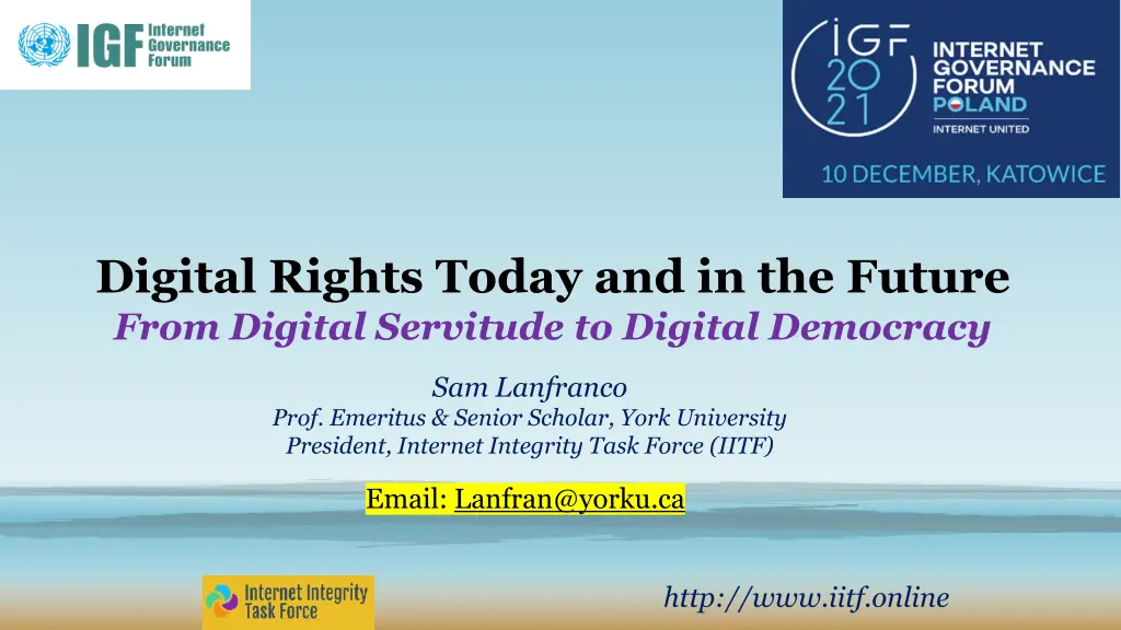 digital rights today and in the future from