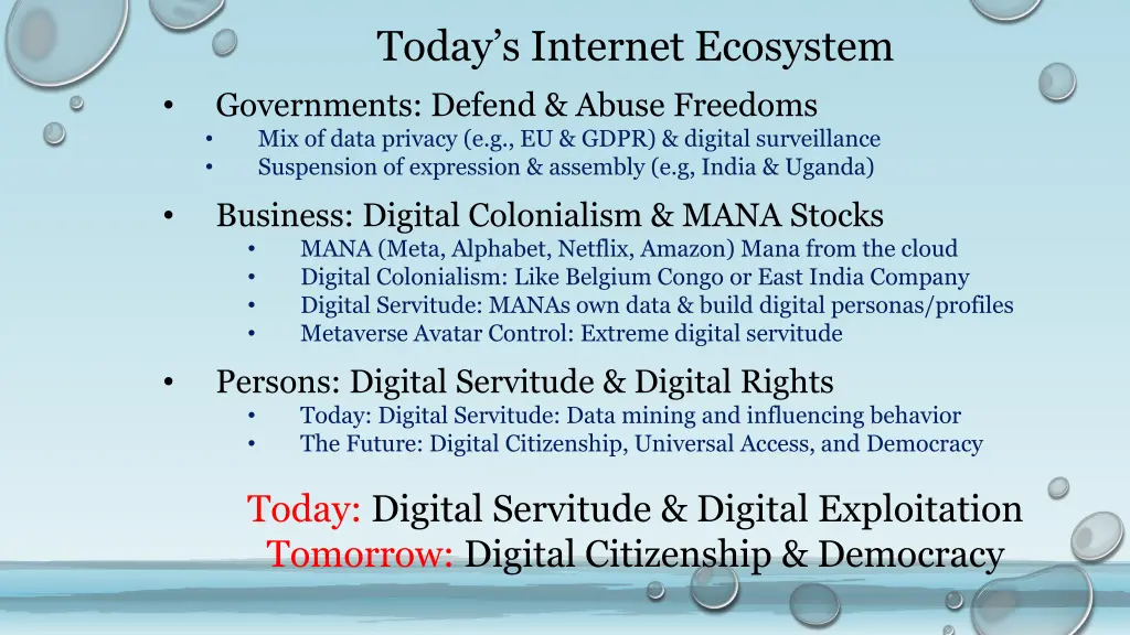 today s internet ecosystem governments defend