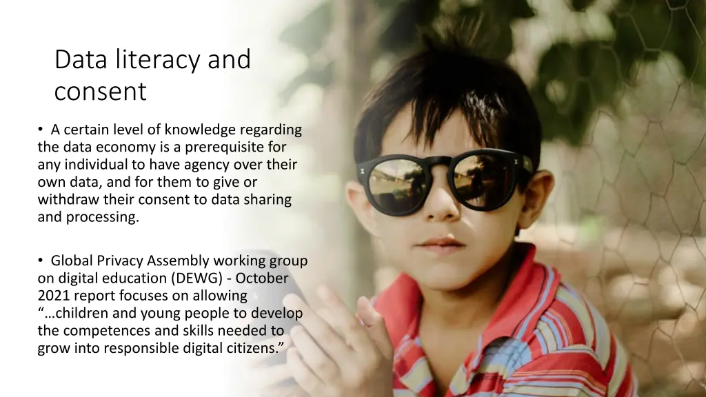 data literacy and consent