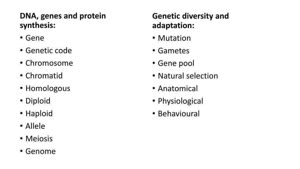 dna genes and protein synthesis gene genetic code