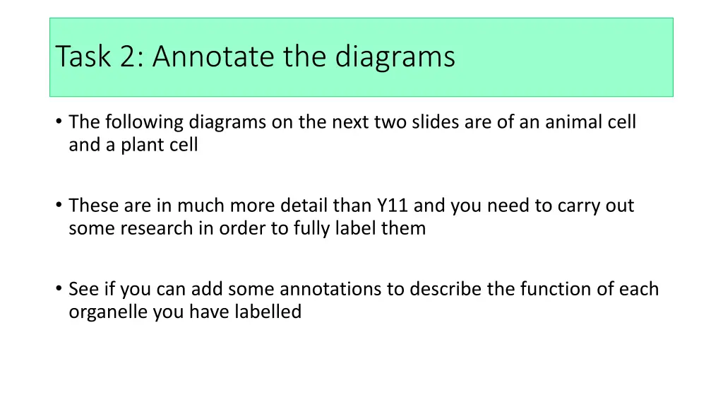 task 2 annotate the diagrams