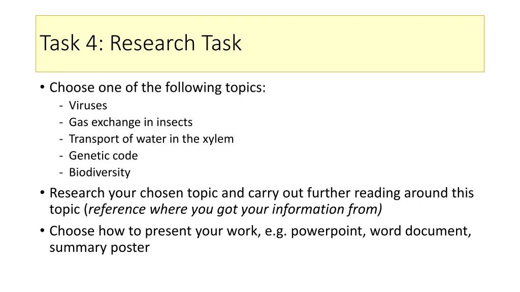 task 4 research task