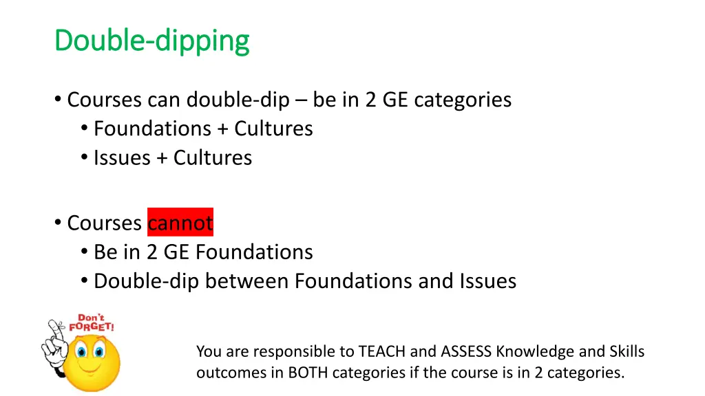 double double dipping