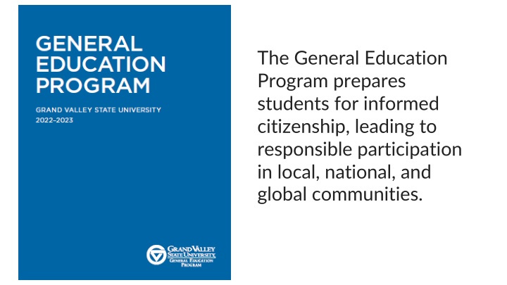 the general education program prepares students