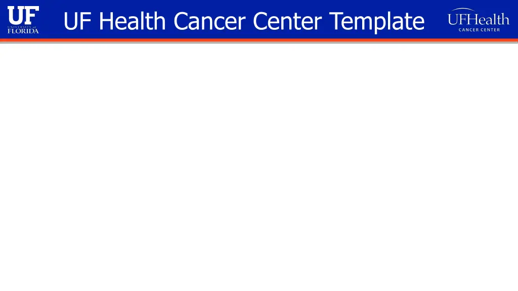 uf health cancer center template