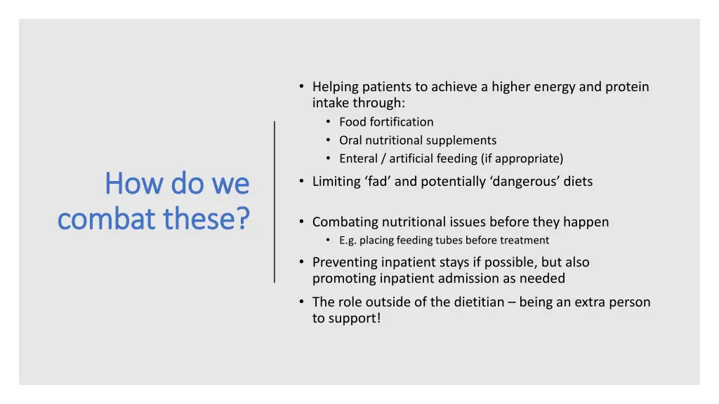 helping patients to achieve a higher energy