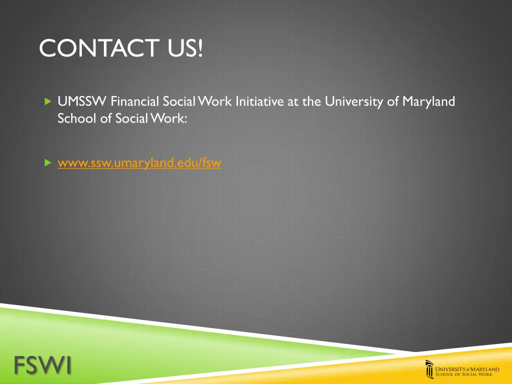 contact us