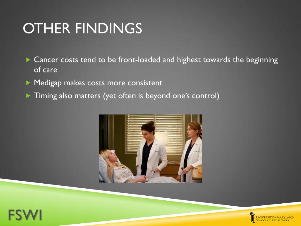 other findings