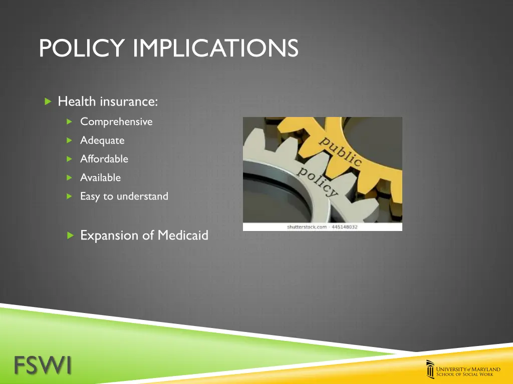 policy implications