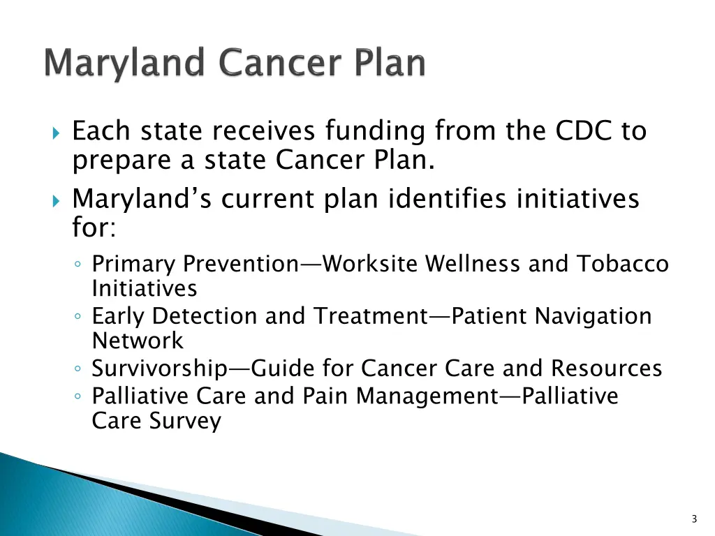 each state receives funding from
