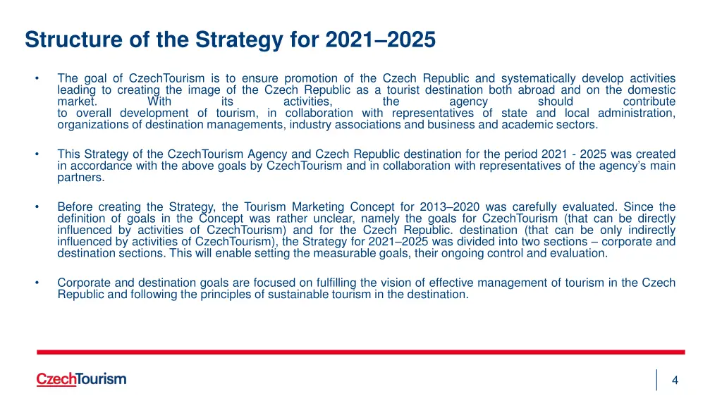 structure of the strategy for 2021 2025