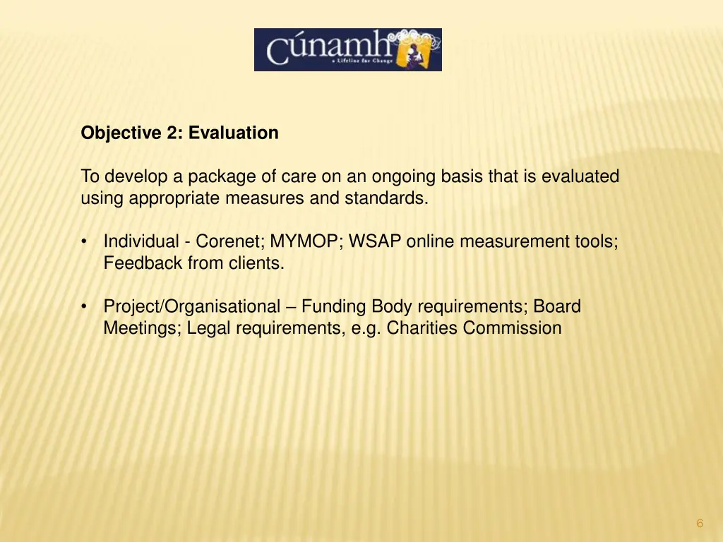 objective 2 evaluation