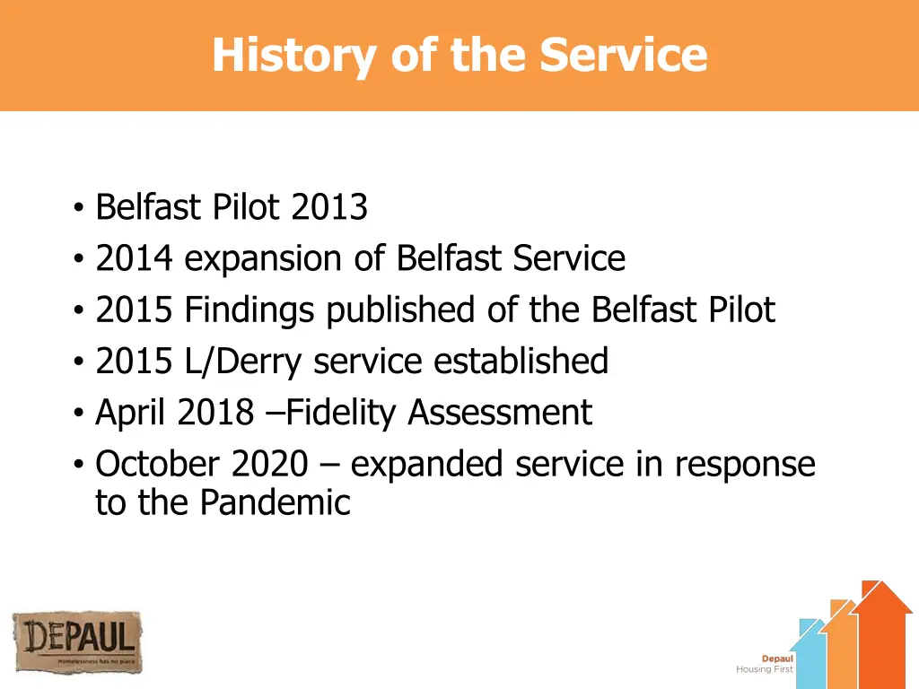 history of the service