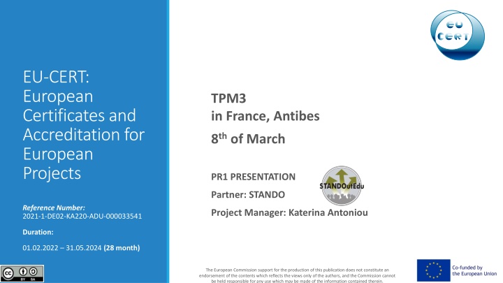 eu cert european certificates and accreditation