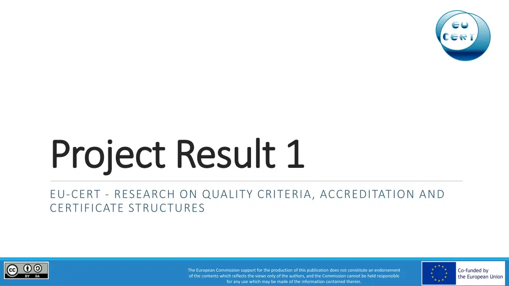 project project result