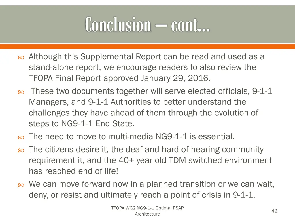 conclusion cont