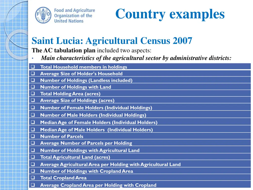 country examples