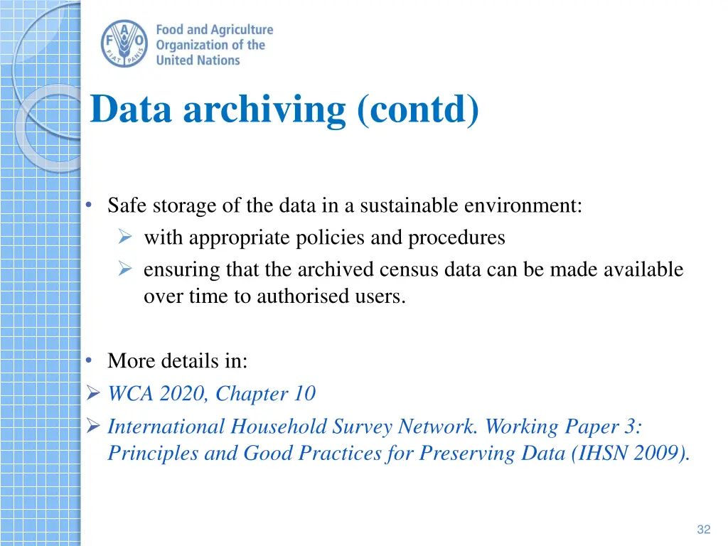 data archiving contd 1