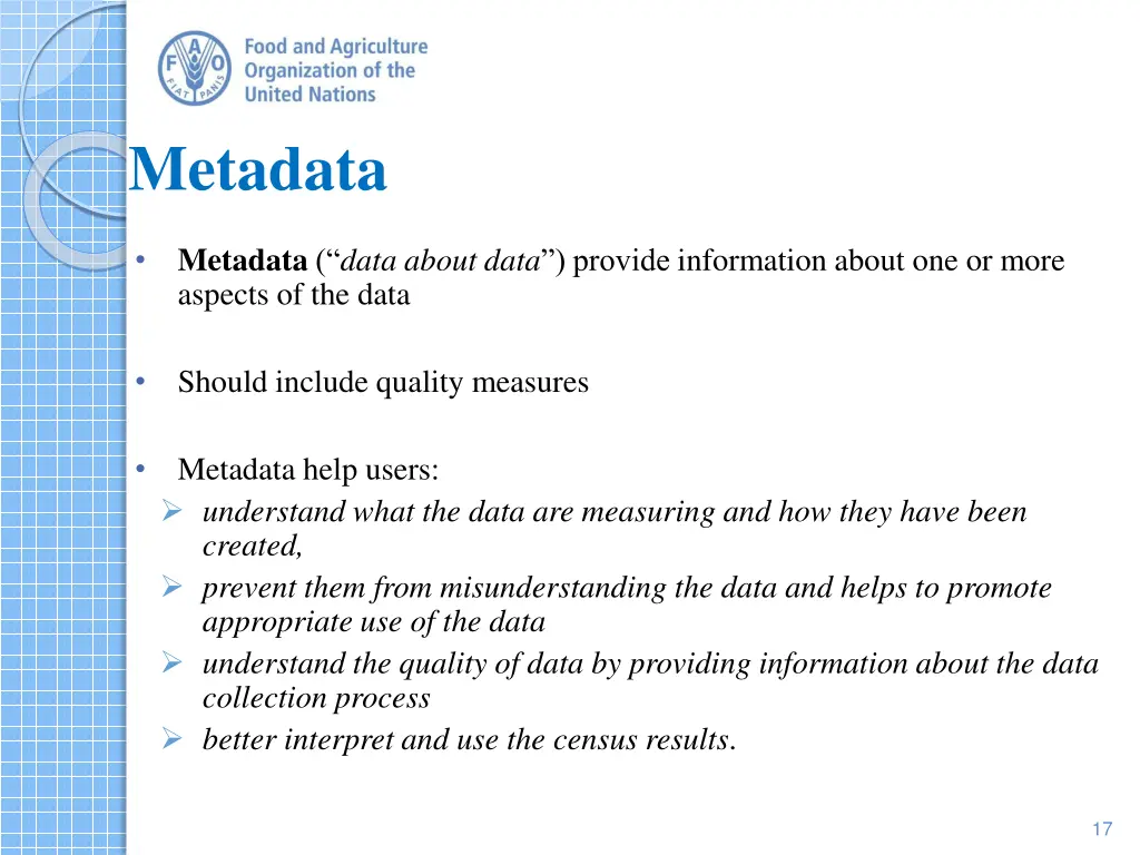 metadata