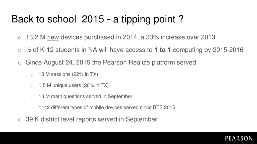 back to school 2015 a tipping point