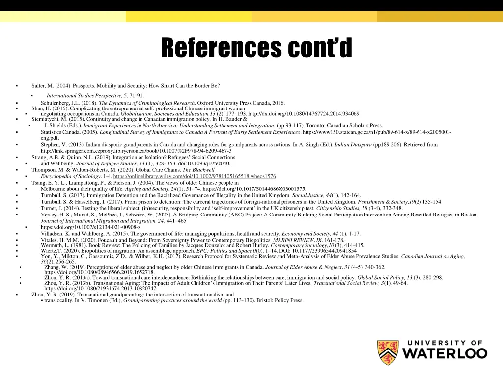 references cont d 1