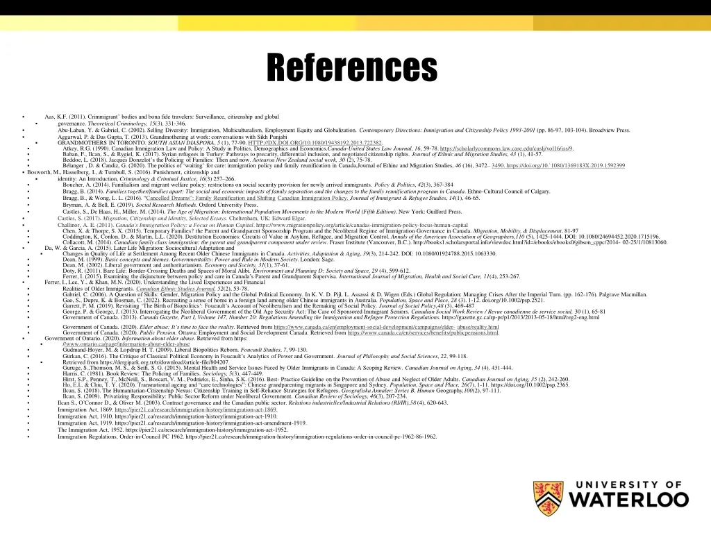 references
