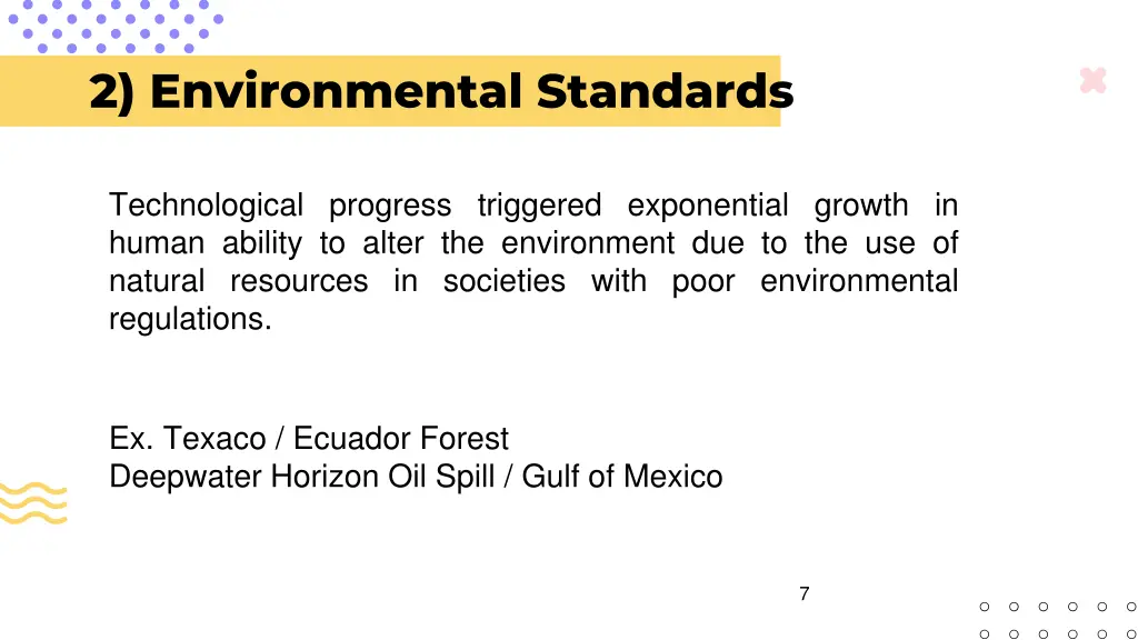 2 environmental standards