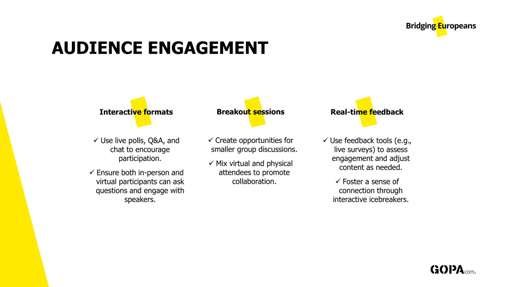 audience engagement