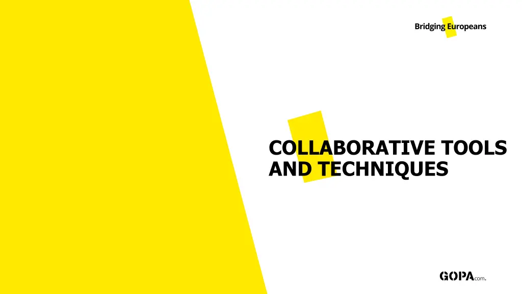 collaborative tools and techniques
