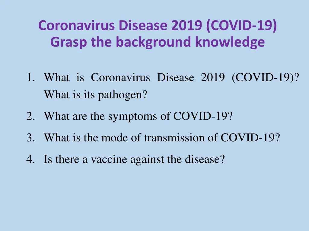 coronavirus disease 2019 covid 19 grasp