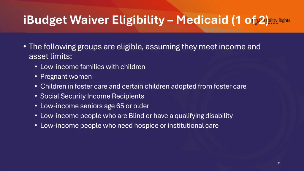 ibudget waiver eligibility medicaid 1 of 2