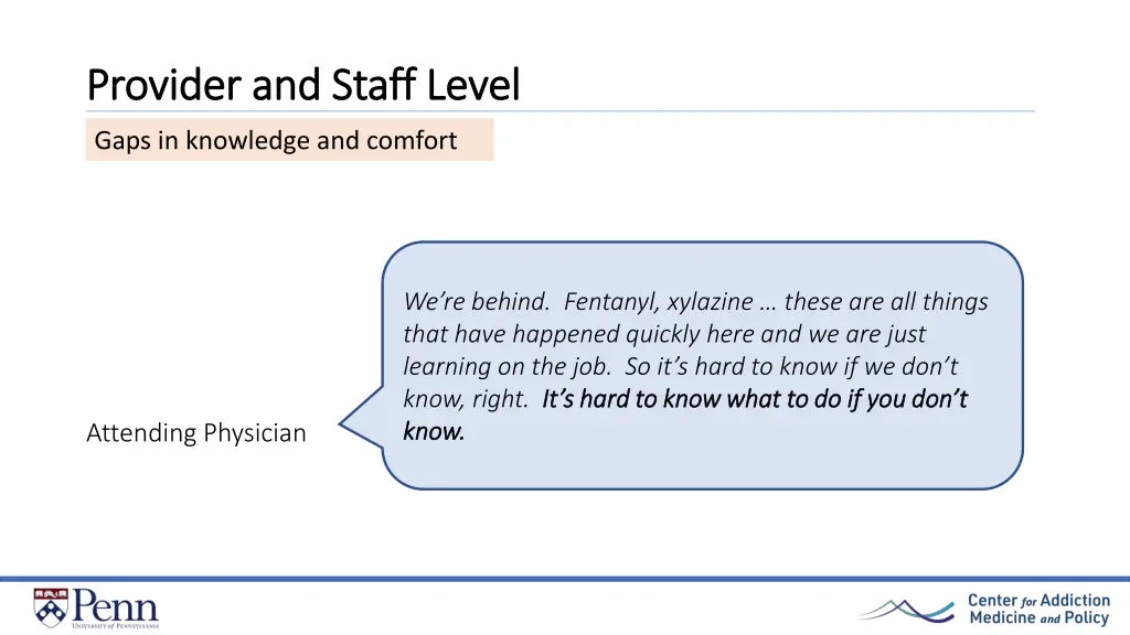 provider and staff level provider and staff level