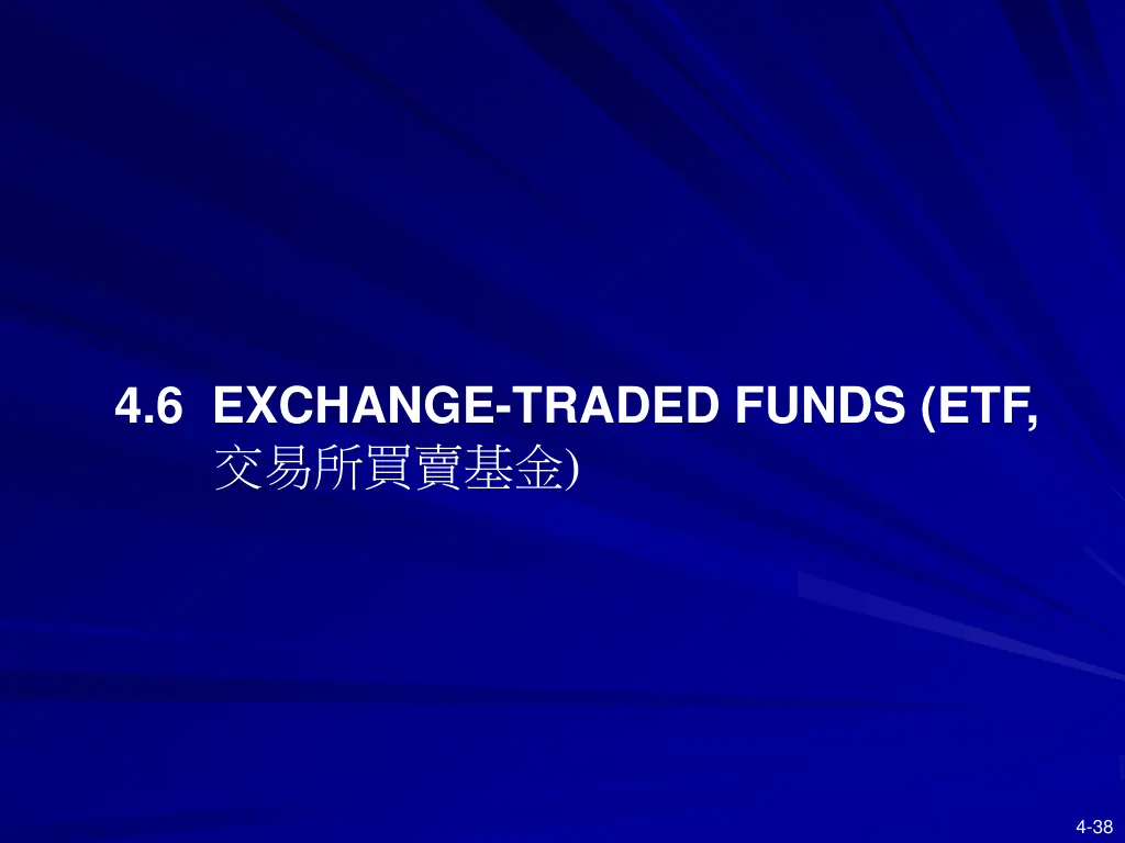 4 6 exchange traded funds etf