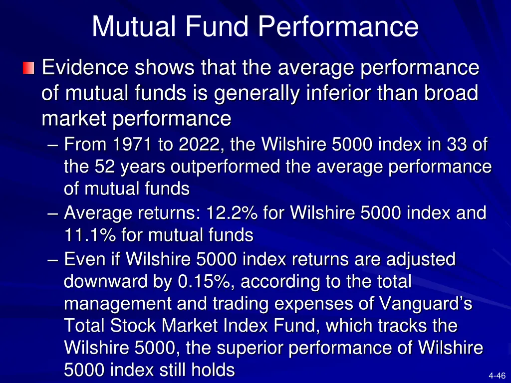 mutual fund performance
