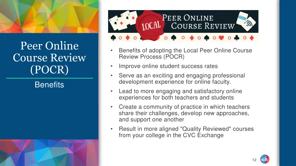 peer online course review pocr benefits