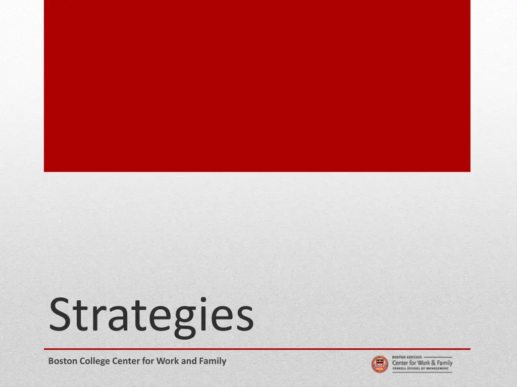 strategies