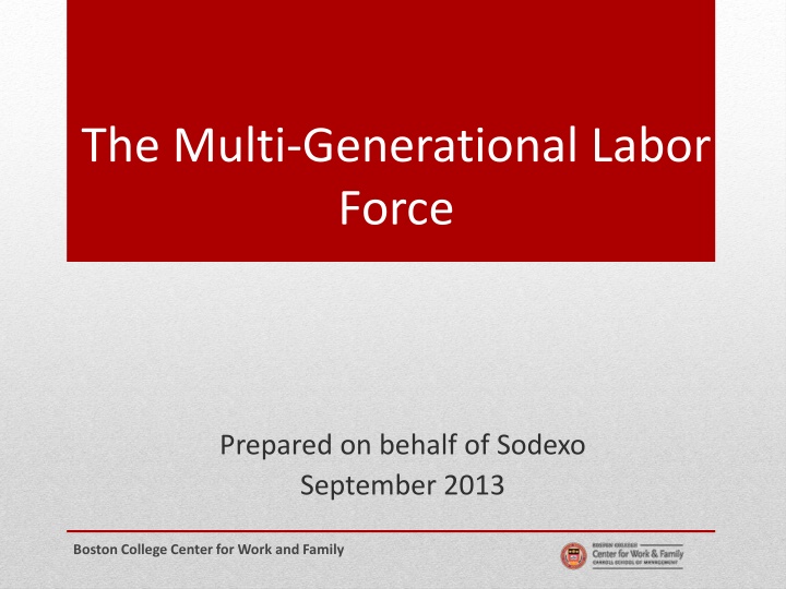 the multi generational labor force