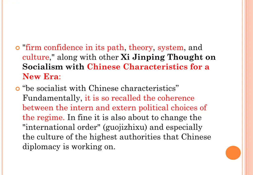 firm confidence in its path theory system