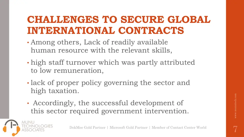 challenges to secure global international
