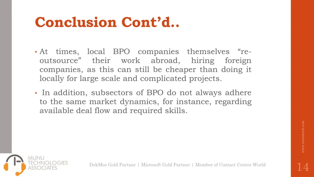 conclusion cont d