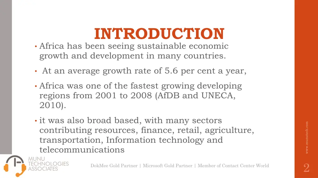 introduction africa has been seeing sustainable