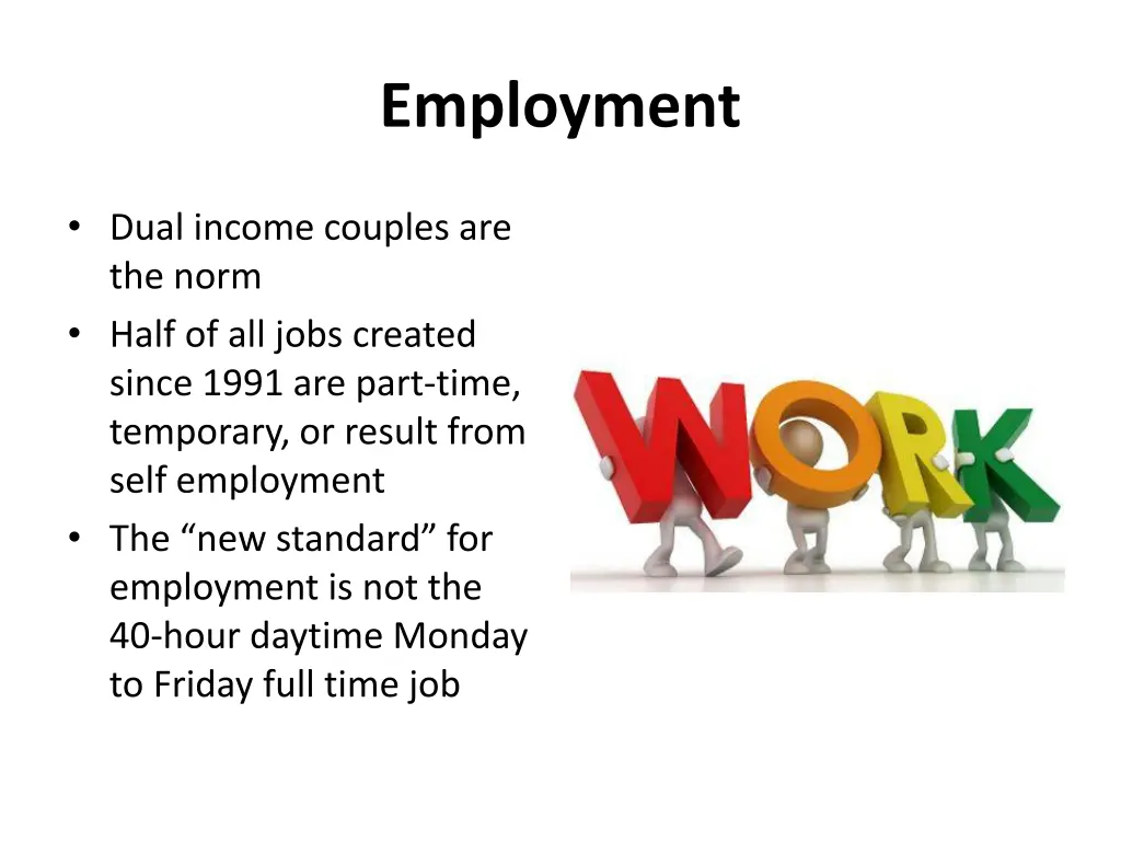 employment