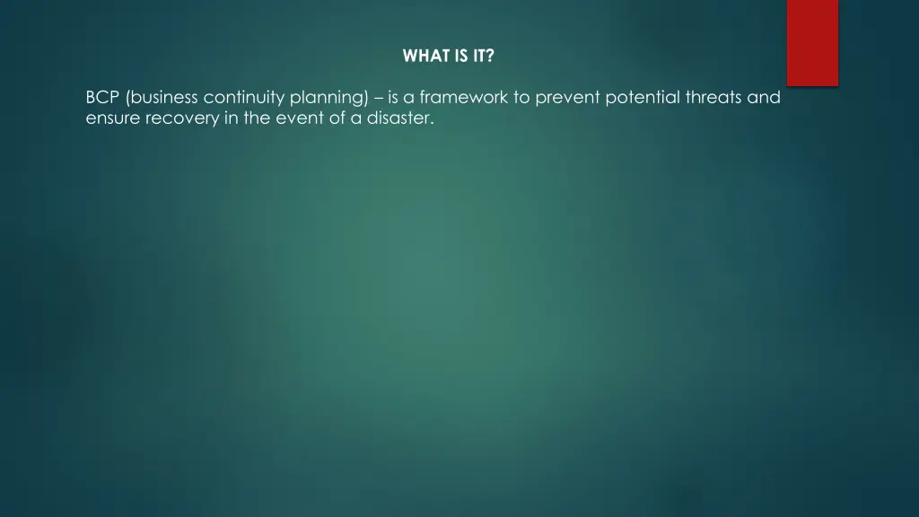 what is it