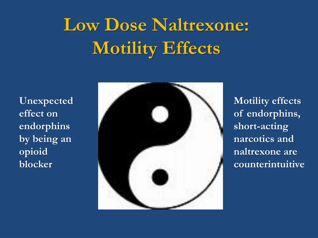 low dose naltrexone motility effects 1