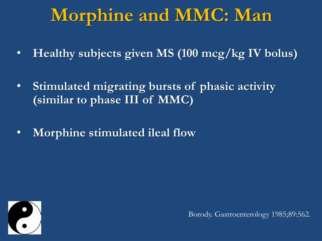 morphine and mmc man