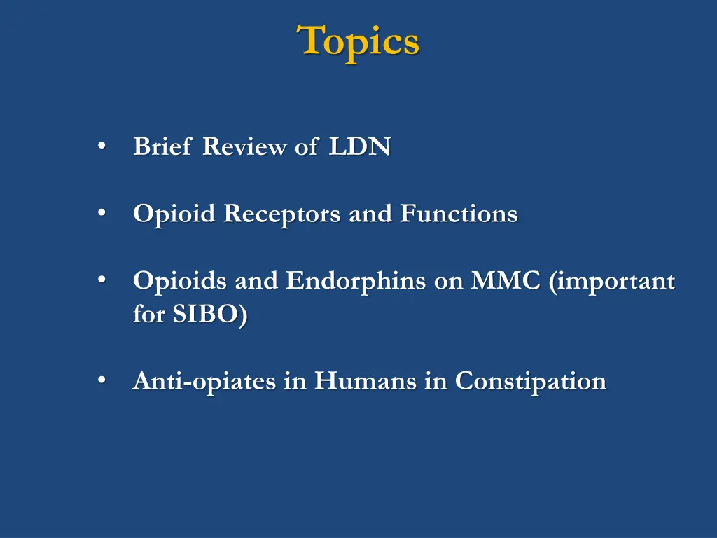 topics