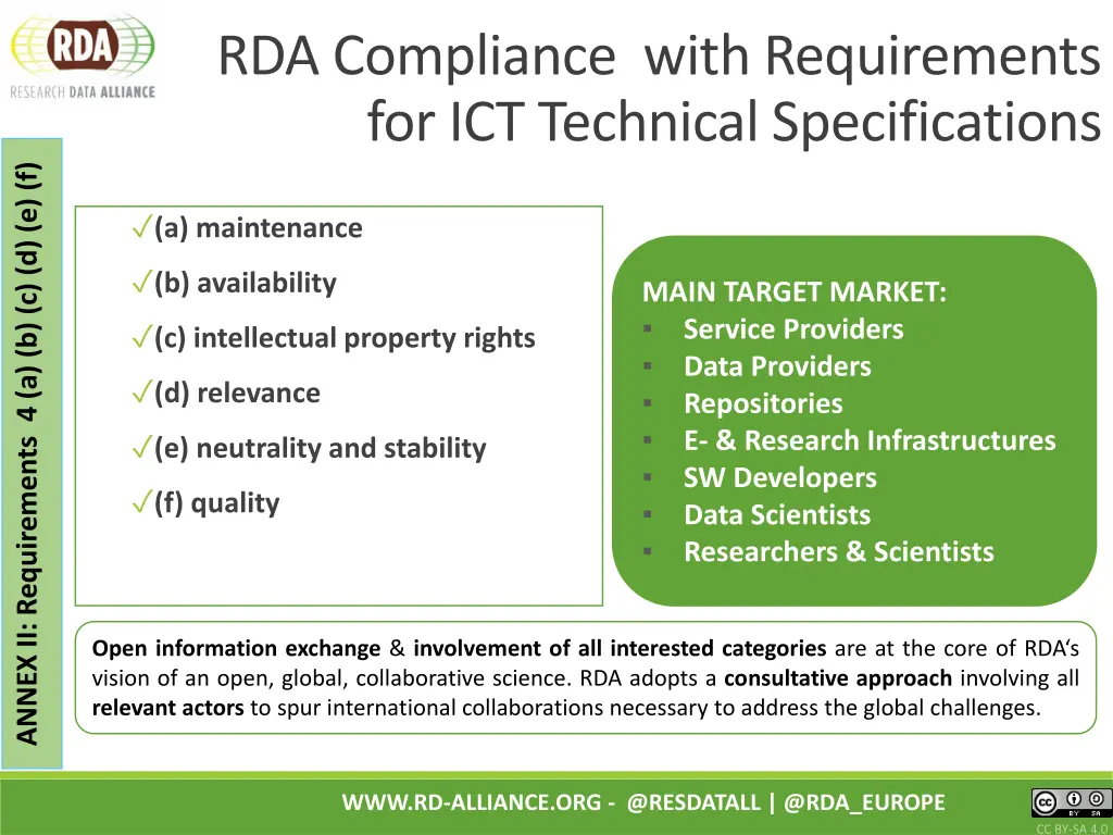 rda compliance with requirements 1