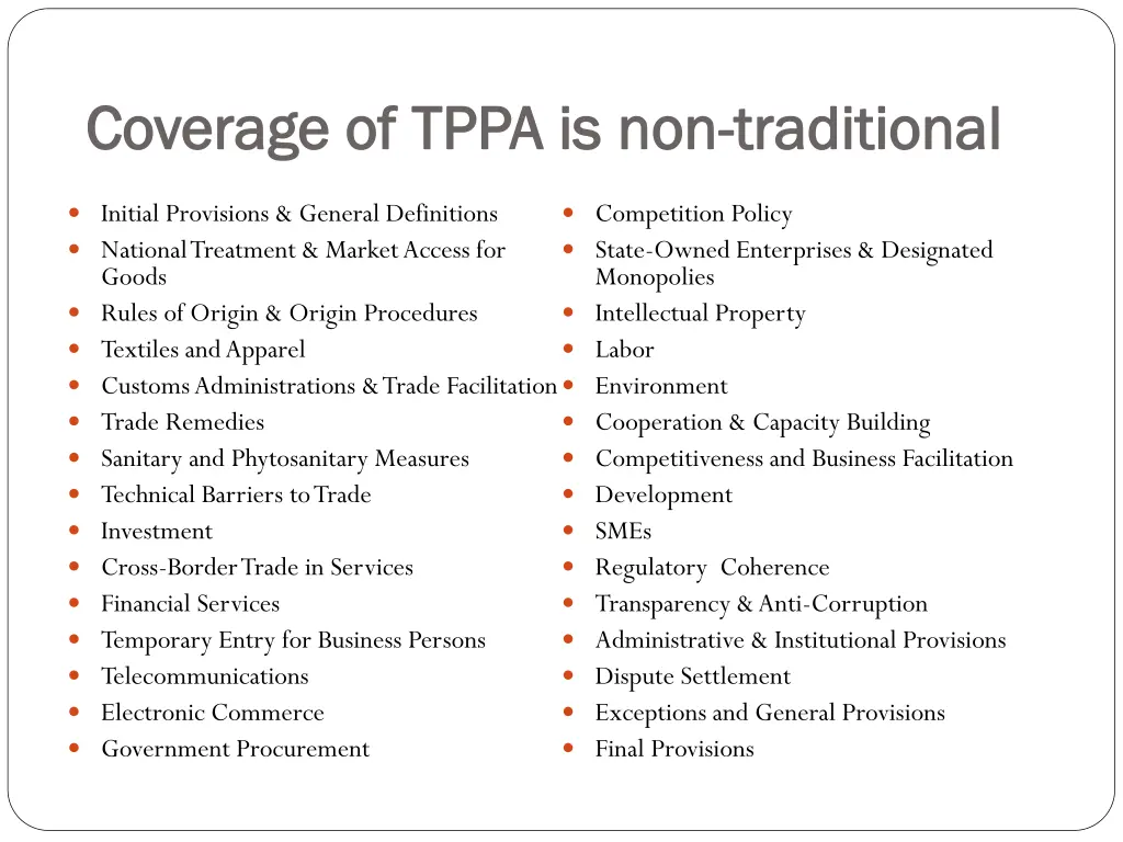 coverage of tppa is non coverage of tppa